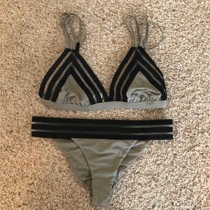 Brand New Beach Bunny Sheer Addiction Set